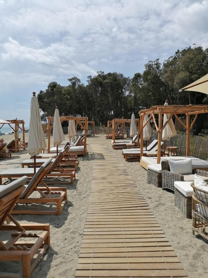 Studio 4 Personnes Bord De Mer Avec Piscine Wifi Cervione Exterior foto